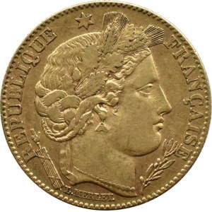 France, Ceres, 10 francs 1899 A, Paris
