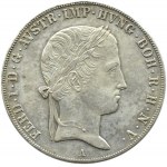 Austria, Ferdinand I Habsburg, thaler 1845 A, Vienna