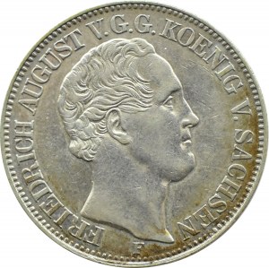 Niemcy, Saksonia, Fryderyk August II Wettyn, talar 1852 F, Stuttgart