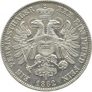 Germany, Schwarzburg-Rudolstadt, Ginter Frederick Karl II, thaler 1862, Munich, rare