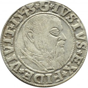 Ducal Prussia, Albrecht, Prussian penny 1543, Königsberg