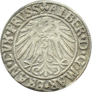 Ducal Prussia, Albrecht, Prussian penny 1543, Königsberg