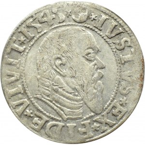 Ducal Prussia, Albrecht, Prussian penny 1545, Königsberg