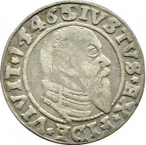 Prusy Książęce, Albrecht, grosz pruski 1546, Królewiec, rzadszy rocznik