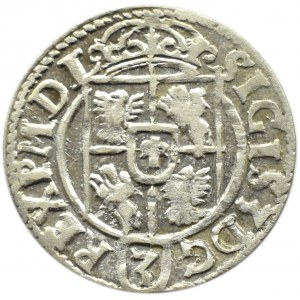 Zygmunt III Waza, półtorak 1623, herb Sas, Bydgoszcz, kropka w POLO