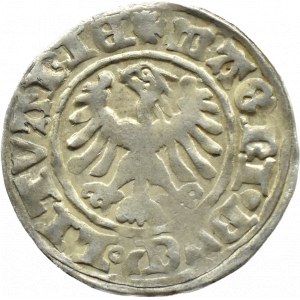 Alexander Jagiellon, Lithuanian half-penny, Vilnius, minted (Gothic)