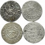 Sigismund I the Old, lot of half-pennies 1513-1528, Vilnius, rare