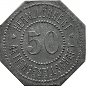 Bromberg/Bydgoszcz, Herman Löhnert - Machine Factory S.A., 50 fenig undated, UNC