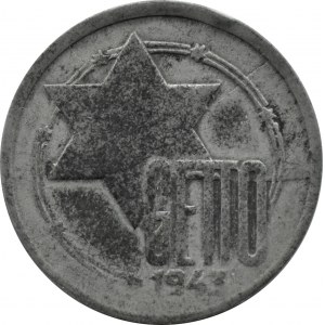 Ghetto Lodz, 10 marks 1943, magnesium, variety 4/?