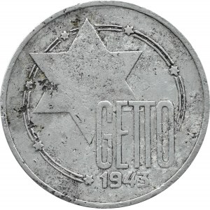 Ghetto Lodz, 10 Mark 1943, Aluminium, Sorte 1/1, selten