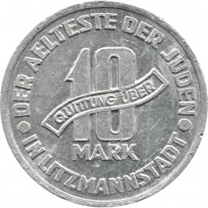 Ghetto Łódź, 10 Mark 1943, Aluminium, Ref. 3/2