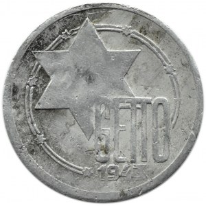 Ghetto Lodz, 10 marks 1943, aluminum, ref. 4/3