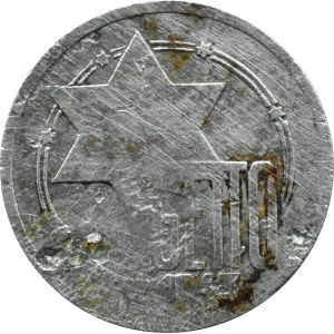 Ghetto Lodz, 10 marks 1943, aluminum, variety 5/4