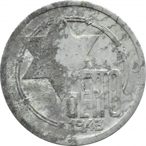 Ghetto Łódź, 10 Mark 1943, Aluminium, Ref. 8/3