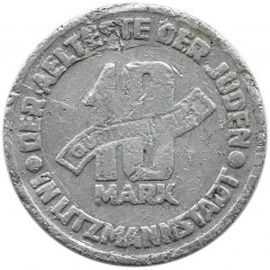 Ghetto Lodz, 10 marks 1943, aluminum, ref. 9/4