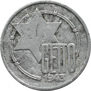 Ghetto Lodz, 10 marks 1943, aluminum, ref. 10/5