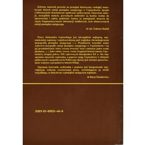 A. Gąsiorowski, History of the Częstochowa Replacement Money 1861-1939, with catalog, Częstochowa 1995.