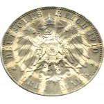 Deutschland, Sachsen, Friedrich Augustus, 3 Mark 1910 E, Muldenhütten, GANZES MUSTER