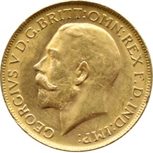 Australia, George V, sovereign 1919 P, Perth