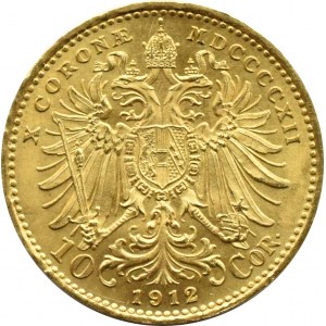 Austria-Hungary, Franz Joseph I, 10 crowns 1912, Vienna, UNC