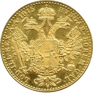 Austria-Hungary, Franz Joseph I, 1 ducat 1915, Vienna