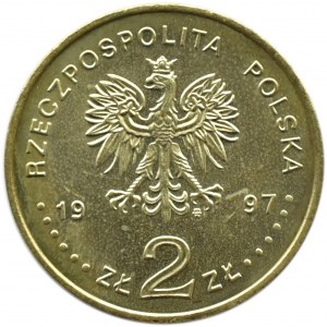 Poland, Third Republic, St. Batory, 2 zloty 1997, Warsaw, UNC
