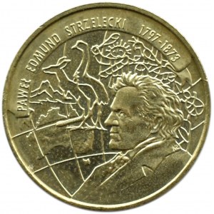 Polska, III RP, P. Strzelecki, 2 złote 1997, Warszawa, UNC