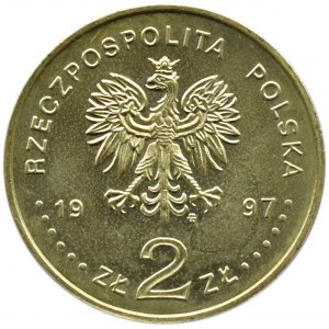 Polska, III RP, P. Strzelecki, 2 złote 1997, Warszawa, UNC