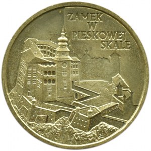 Polen, III RP, Schloss Pieskowa Skala, 2 Zloty 1997, Warschau, UNC