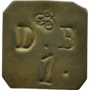 Bytyń poviat Poznań, 19th century, one-sided dominion token