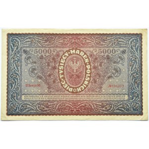 Poland, Second Republic, 5000 marks 1920, II series M, Warsaw