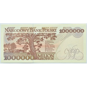 Polska, III RP, Wł. Reymont, 1000000 złotych 1993, Warszawa, seria M, UNC