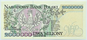 Polska, III RP, I. J. Paderewski, 2000000 złotych 1993, Warszawa, seria A, UNC