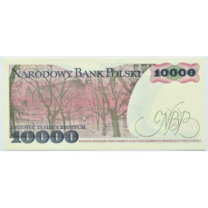 Polska, PRL, St. Wyspiański, 10000 złotych 1988, Warszawa, seria DR, UNC