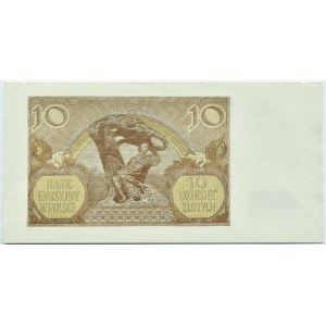 Poland, General Government, 10 zloty 1940, Cracow, H series