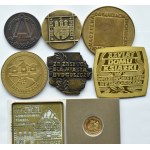 Poland, communist Poland, flight of eight medals, various diameters