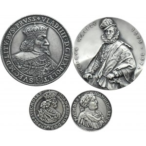 Polen, Volksrepublik Polen, Flug von vier königlichen Medaillen, 40 und 70 mm