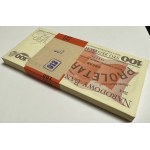 Polen, PRL, Bankpaket von 100 PLN 1986, Warschau, Serie RW, UNC
