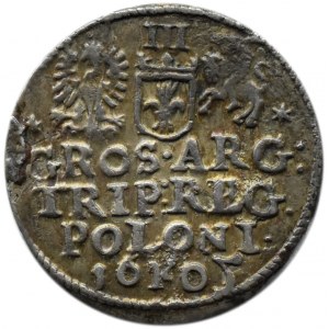 Sigismund III. Wasa, Trojak 1605 (umgekehrte Fünf), Krakau, sehr selten