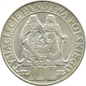 Polska, PRL, Mieszko i Dąbrówka, 100 złotych 1966, Warszawa, UNC