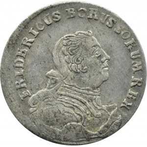 Germany, Prussia, Frederick II the Great, sixpence 1753 E, Königsberg