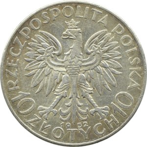 Polska, II RP, Głowa Kobiety, 10 złotych 1932, Warszawa