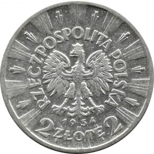 Polen, Zweite Republik, J. Piłsudski, 2 Zloty 1934, Warschau