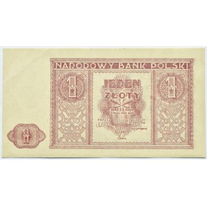 Polska, RP, 1 złotych 1946, Warszawa, bez oznaczenia serii