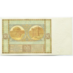 Polen, Zweite Republik Polen, 50 Zloty 1929, EP-Serie, Warschau, UNC/UNC-
