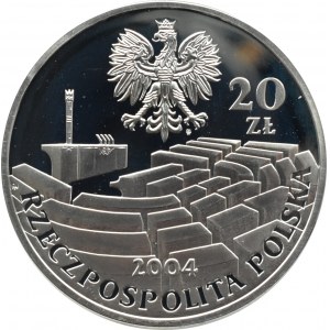 Polska, III RP, 20 złotych 2004, 15-lecie Senatu, Warszawa, UNC