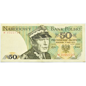 Poland, PRL, Gen. K. Świerczewski, 50 zloty 1975, Warsaw, W series