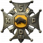 Poland, II Corps, Commemorative Badge of the 5th Border Infantry Division, FM Lorioli Milano Roma