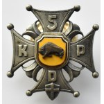 Poland, II Corps, Commemorative Badge of the 5th Border Infantry Division, FM Lorioli Milano Roma