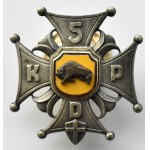 Polska, II Korpus, Odznaka Pamiątkowa 5 Kresowej Dywizji Piechoty, FM Lorioli Milano Roma